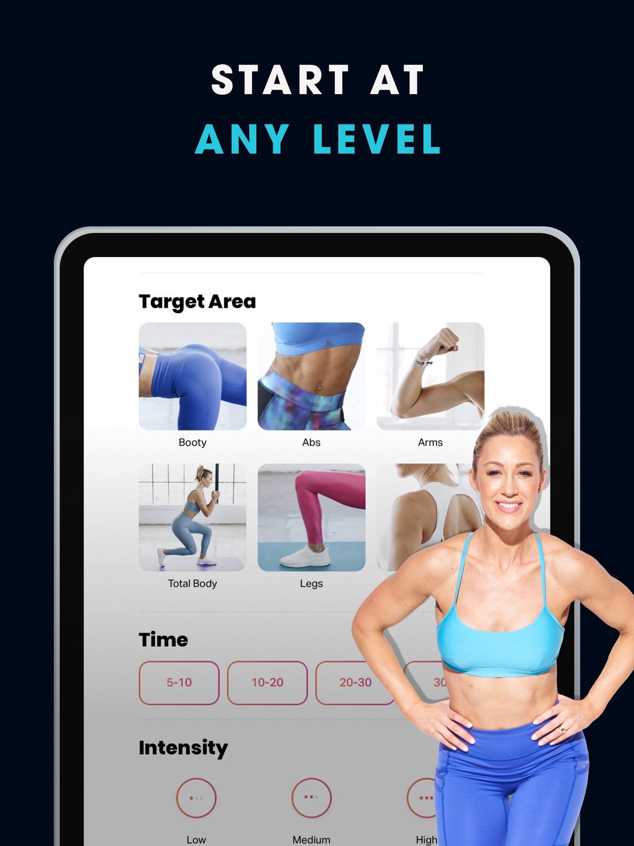 FitOn Workouts & Fitness Plans iPad screenshot 4