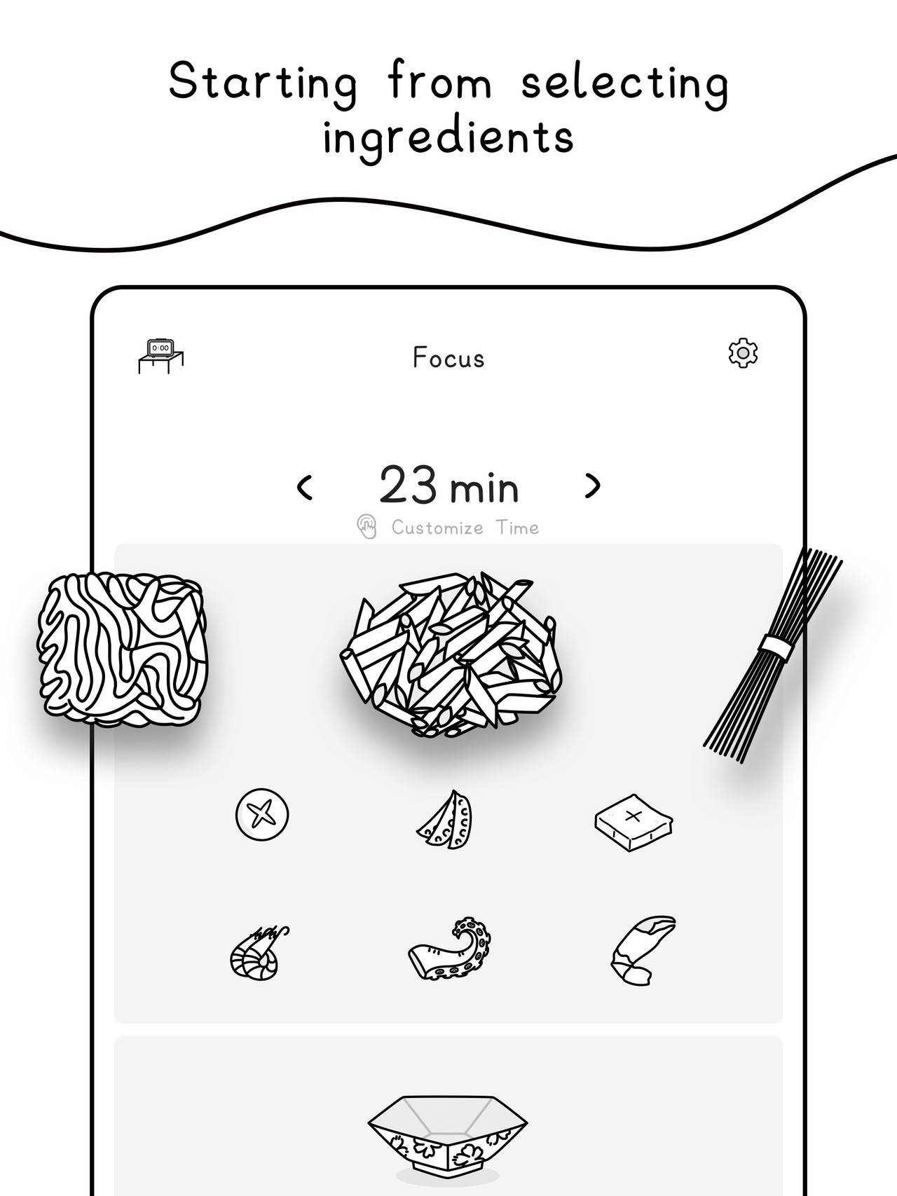 Focus Noodles-Study timer iPad screenshot 3