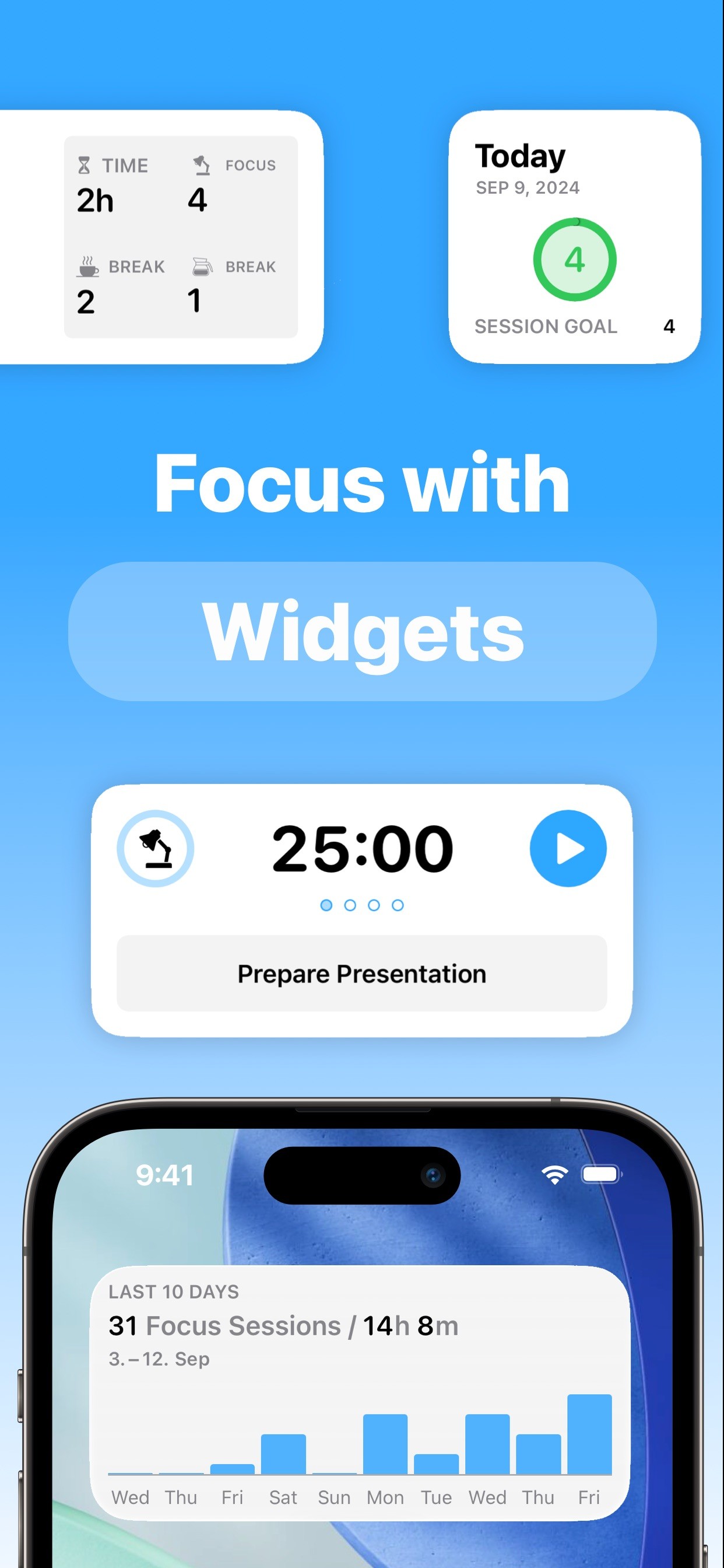 Focus - Timer for Productivity iPhone screenshot 5