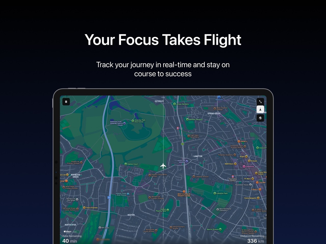 FocusFlight - Deepfocus Timer iPad screenshot 3