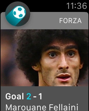 Forza Football - Live Scores Apple Watch screenshot 1