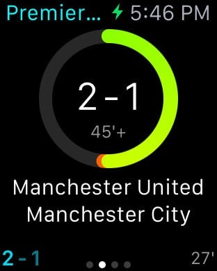 Forza Football - Live Scores Apple Watch screenshot 2