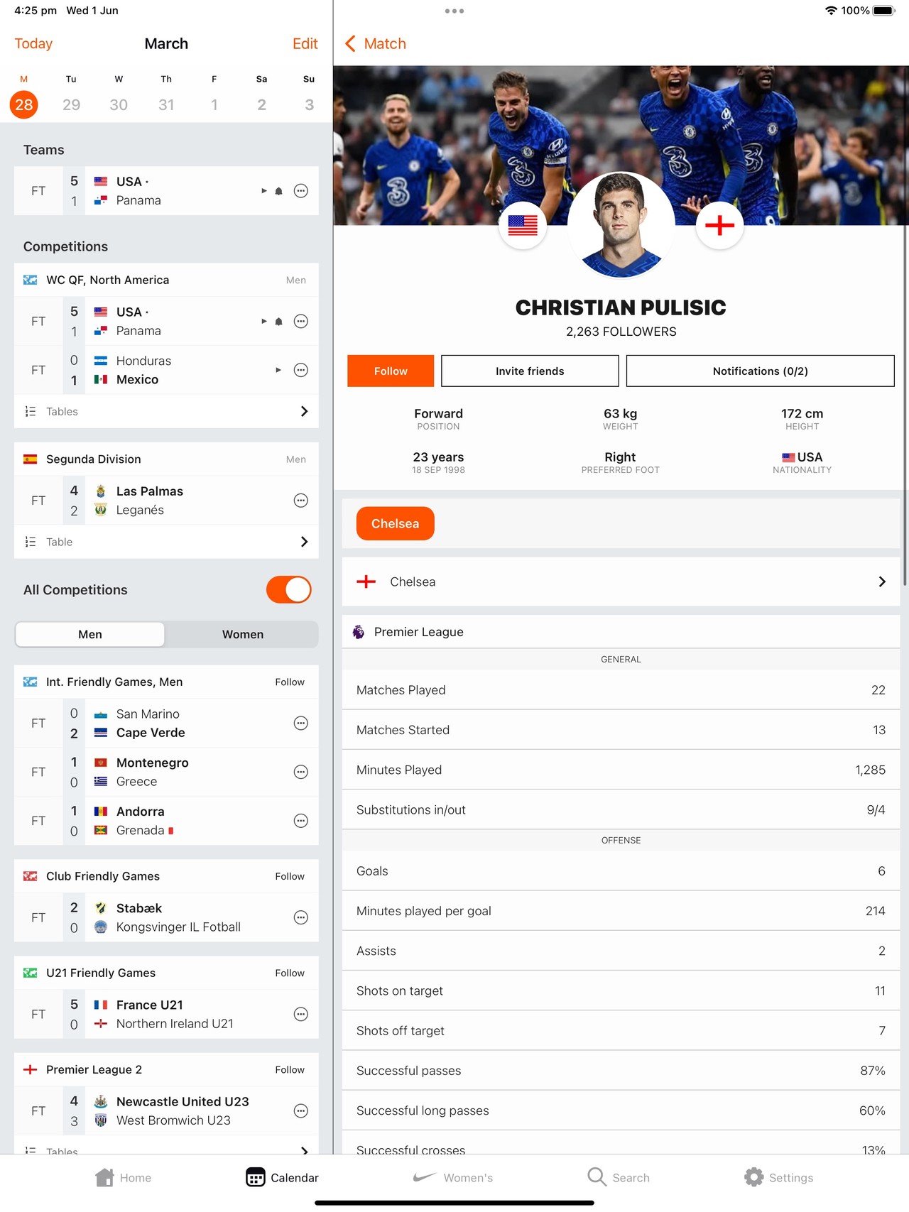 Forza Football - Live Scores iPad screenshot 5