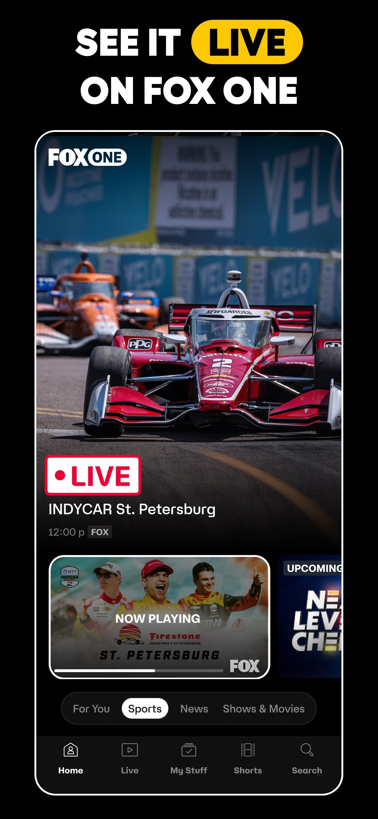 FOX One: Live News, Sports, TV iPhone screenshot 3