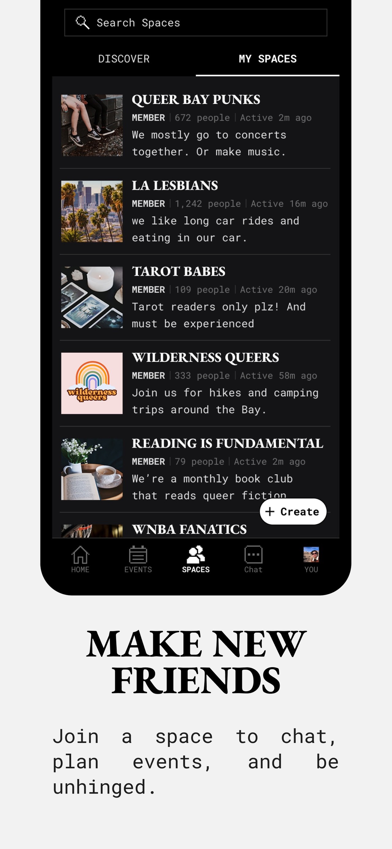 Freddie: Your queer space iPhone screenshot 5