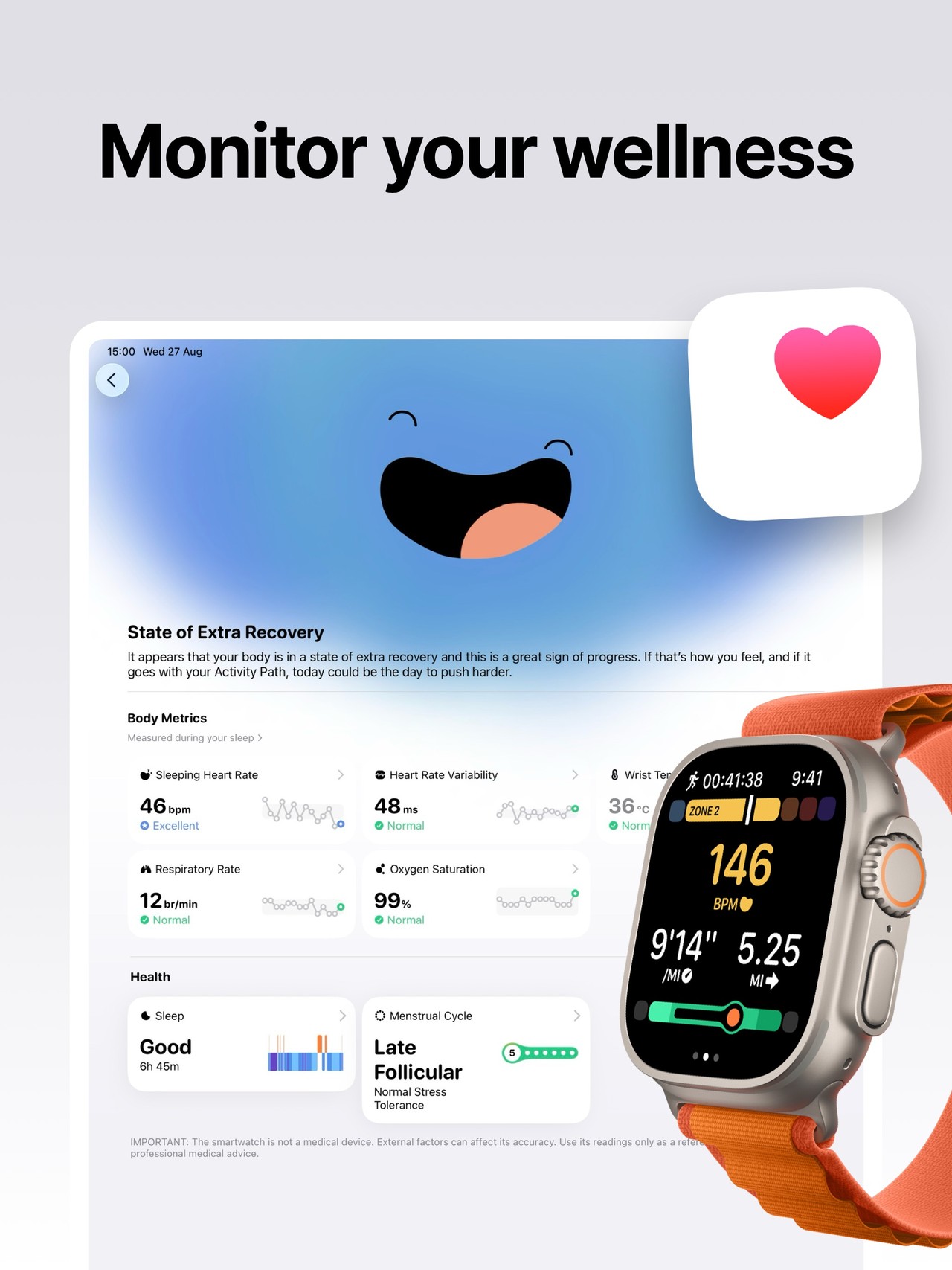 Gentler Streak Workout Tracker iPad screenshot 2