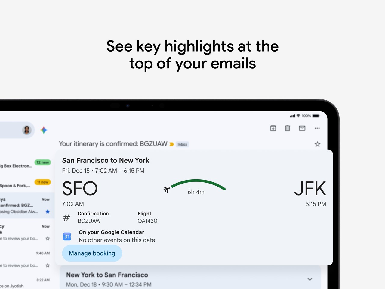Gmail - Email by Google iPad screenshot 2