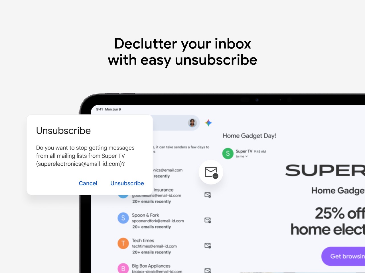Gmail - Email by Google iPad screenshot 3