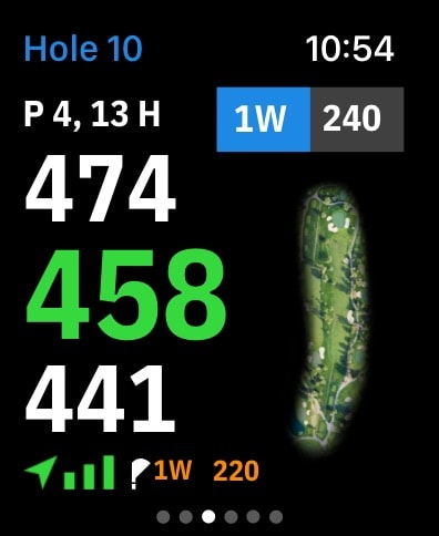 Golfshot Golf GPS Range Finder Apple Watch screenshot 1