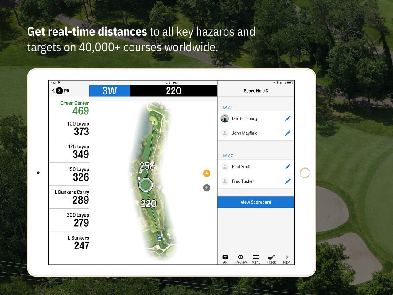 Golfshot Golf GPS Range Finder iPad screenshot 1