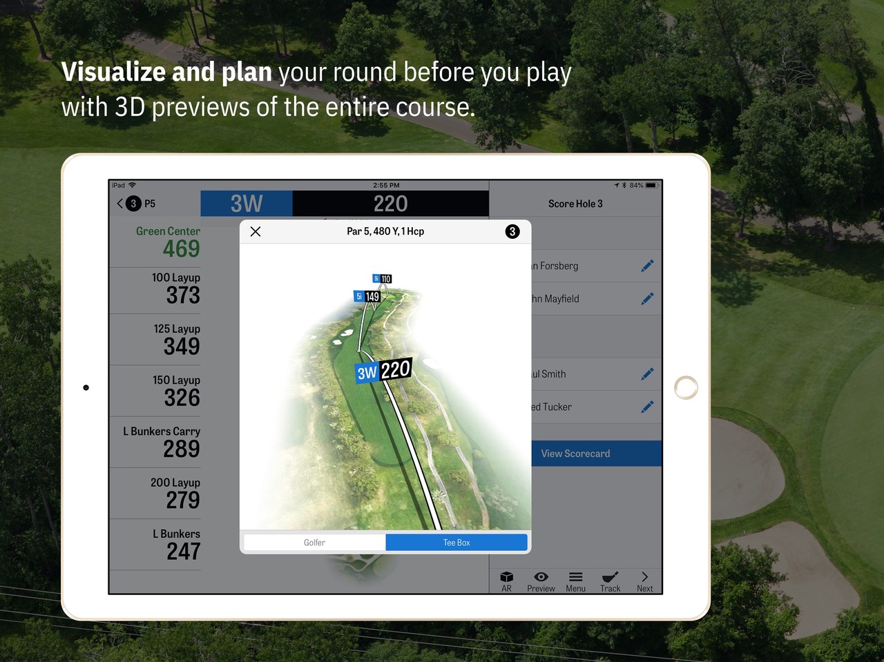 Golfshot Golf GPS Range Finder iPad screenshot 3