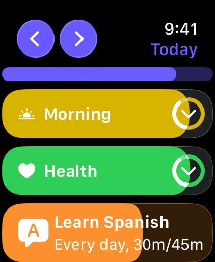 Grit: Daily Habit Tracker Apple Watch screenshot 3