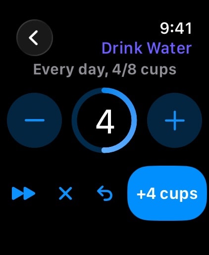 Grit: Daily Habit Tracker Apple Watch screenshot 6