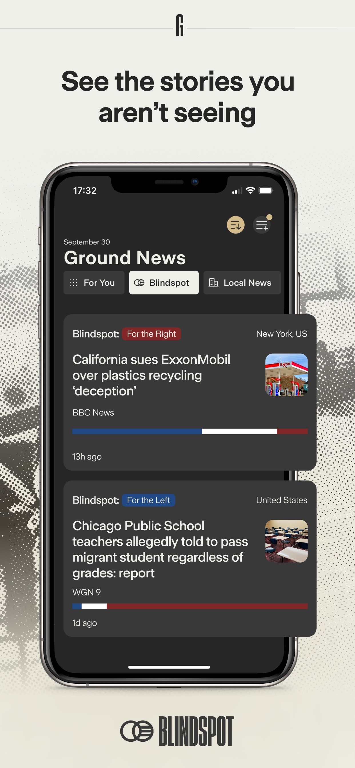Ground News iPhone screenshot 1
