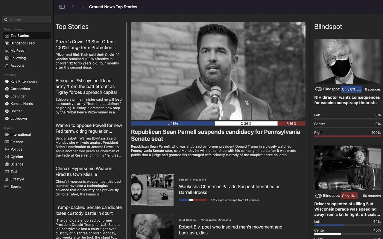 Ground News Mac screenshot 2