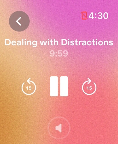 Happier Meditation Apple Watch screenshot 1