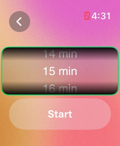 Happier Meditation Apple Watch screenshot 3