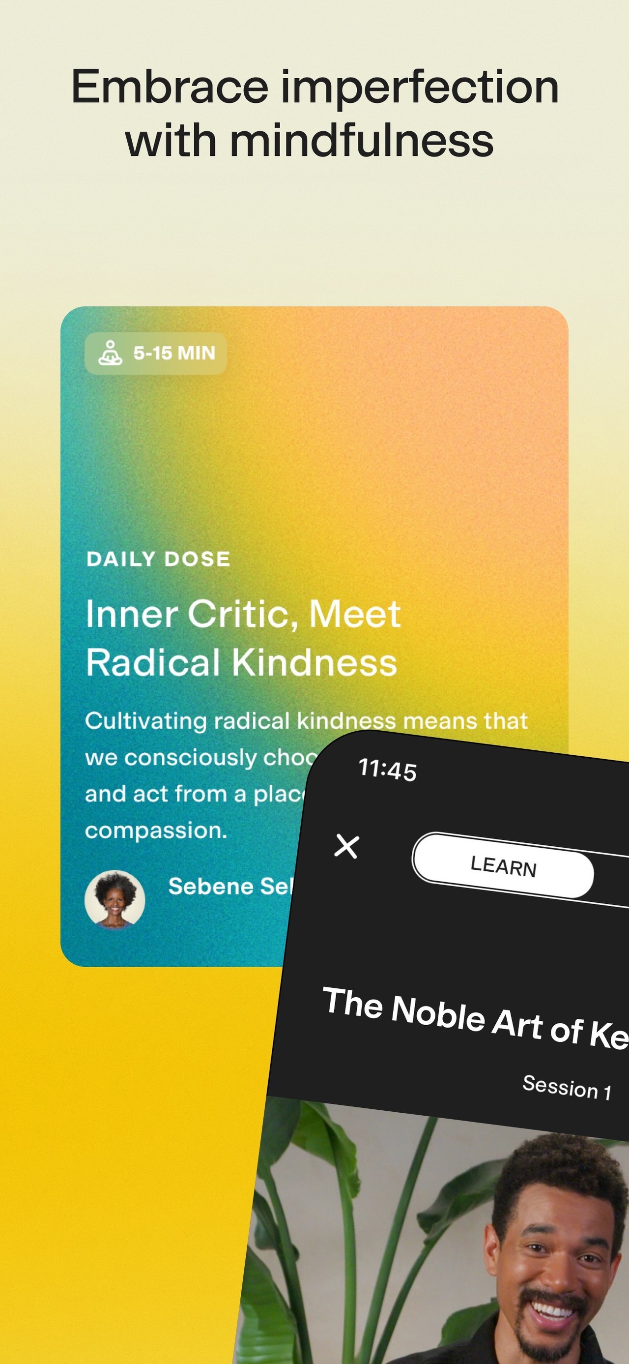 Happier Meditation iPhone screenshot 2