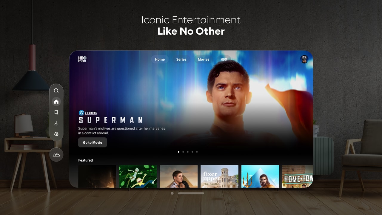HBO Max: Stream Movies & TV Apple Vision screenshot 1
