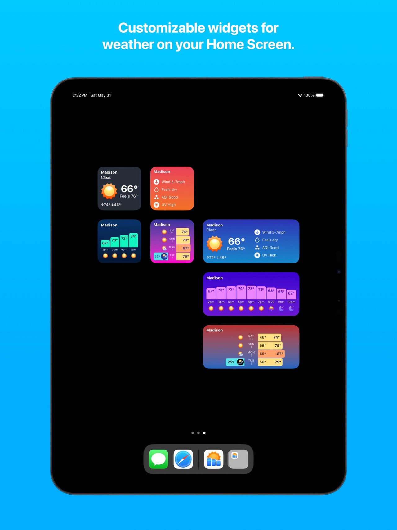 Hello Weather iPad screenshot 4