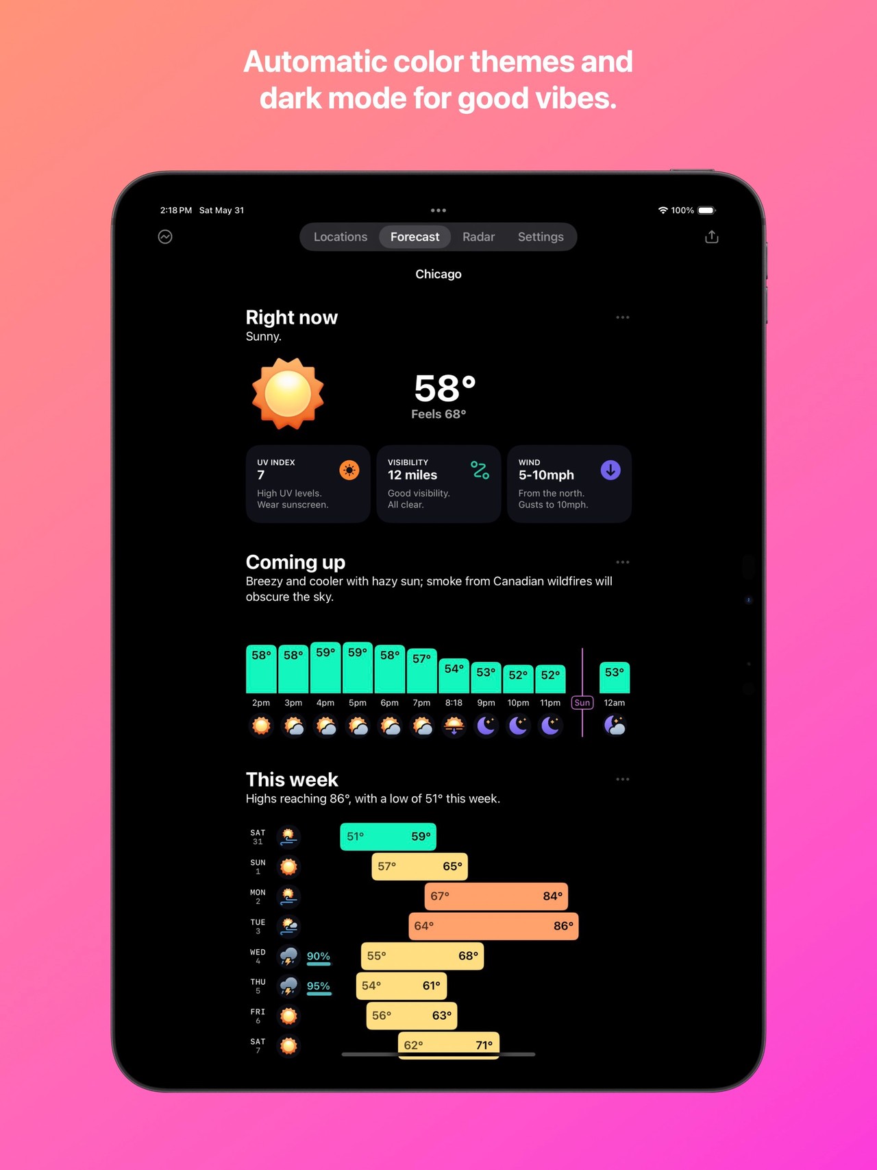 Hello Weather iPad screenshot 5