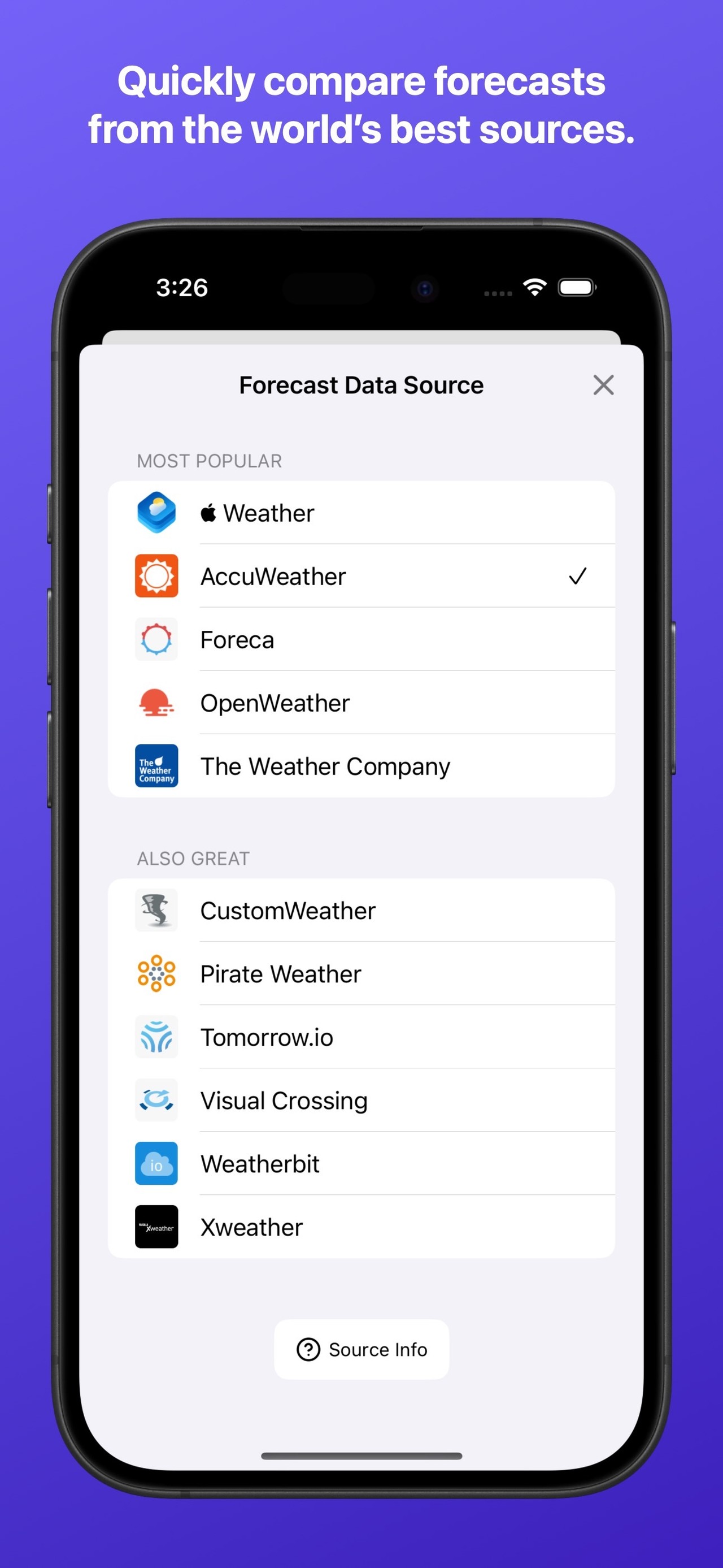 Hello Weather iPhone screenshot 3