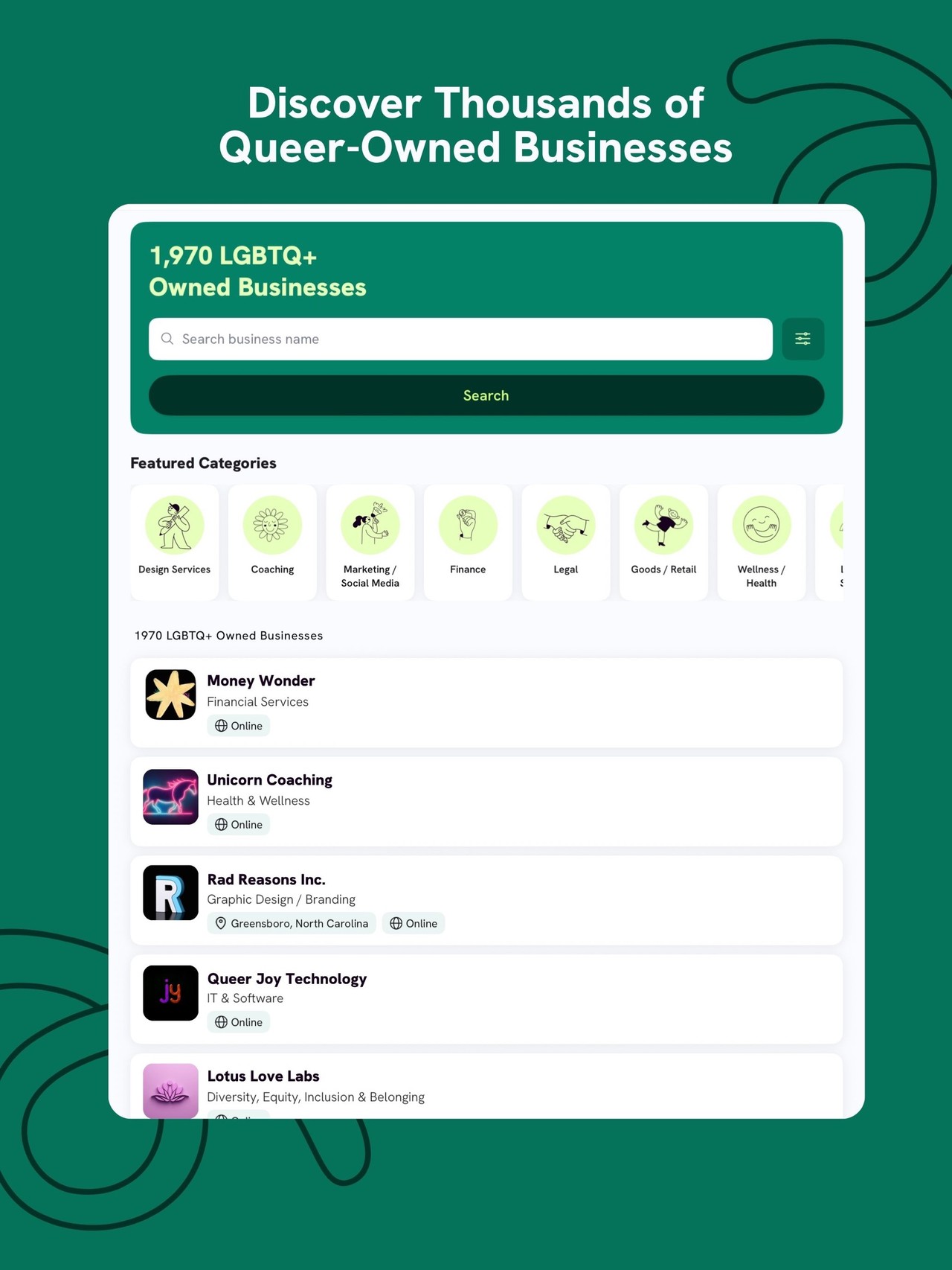 Hey Famm: LGBTQ+ Networking iPad screenshot 1