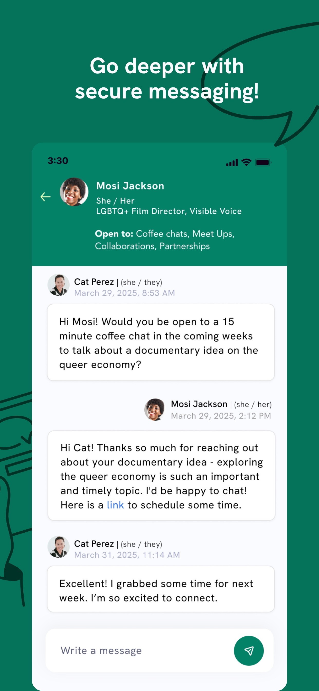 Hey Famm: LGBTQ+ Networking iPhone screenshot 5