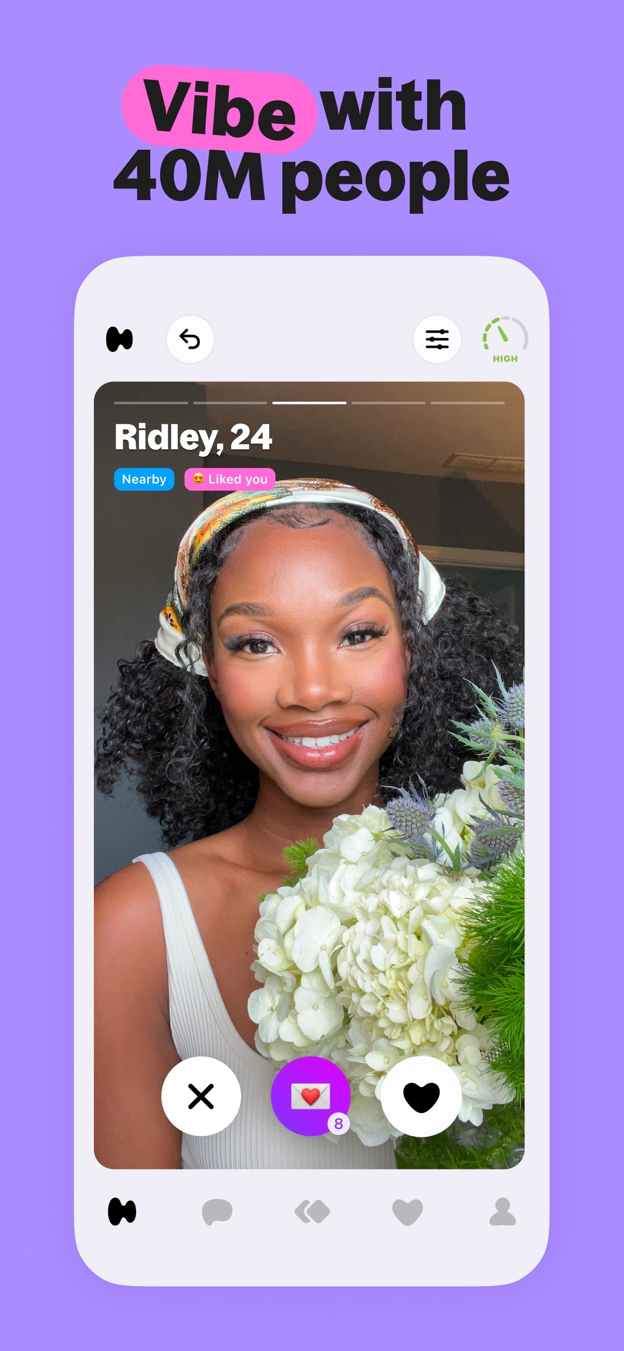 Hily Dating App: Meet. Date. iPhone screenshot 2