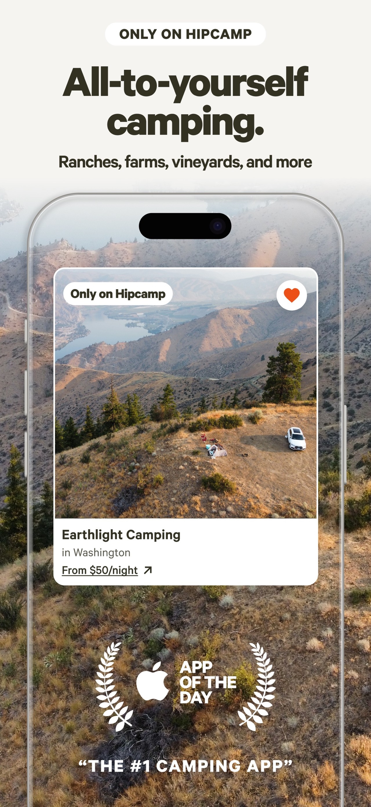 Hipcamp: Camping, RVs & Cabins iPhone screenshot 3