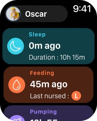 Huckleberry: Baby & Child Apple Watch screenshot 1