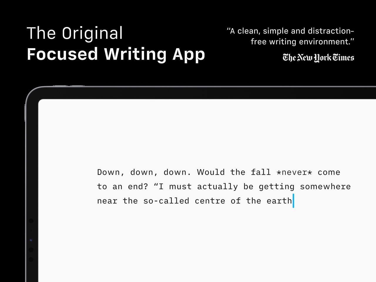 iA Writer iPad screenshot 1
