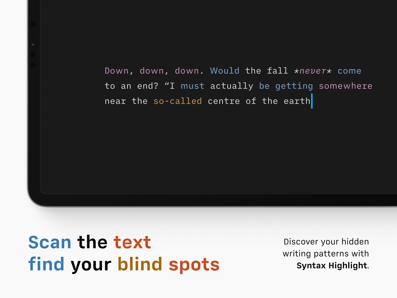 iA Writer iPad screenshot 3