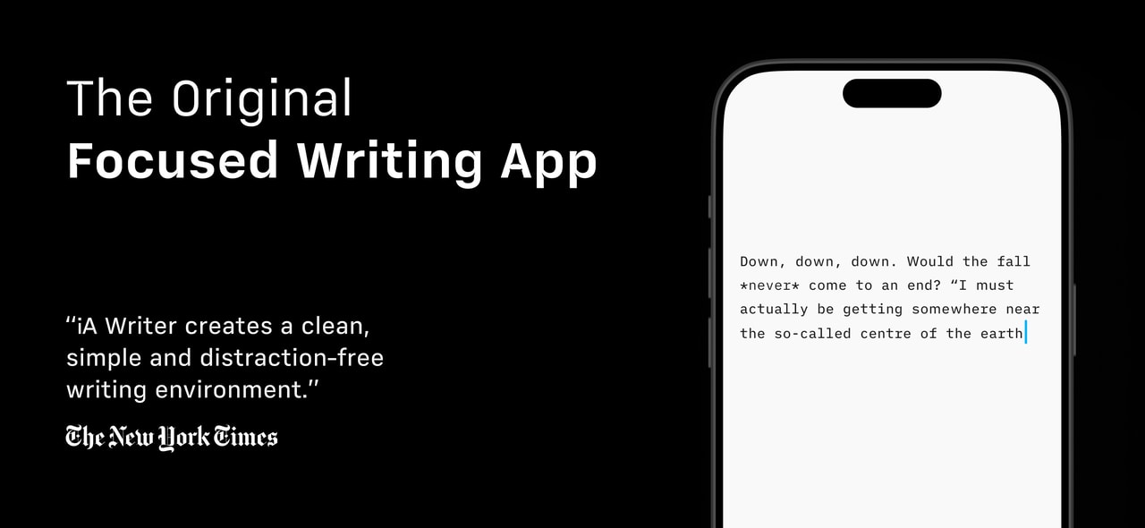 iA Writer iPhone screenshot 1