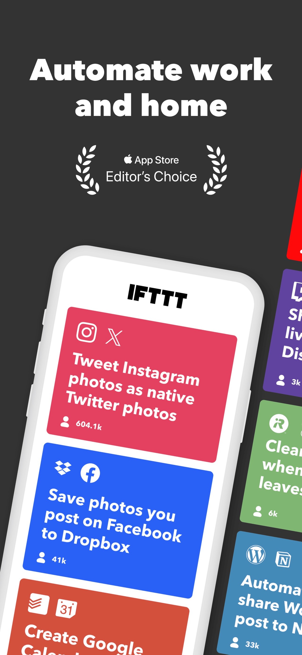 IFTTT - Automate work and home iPhone screenshot 2