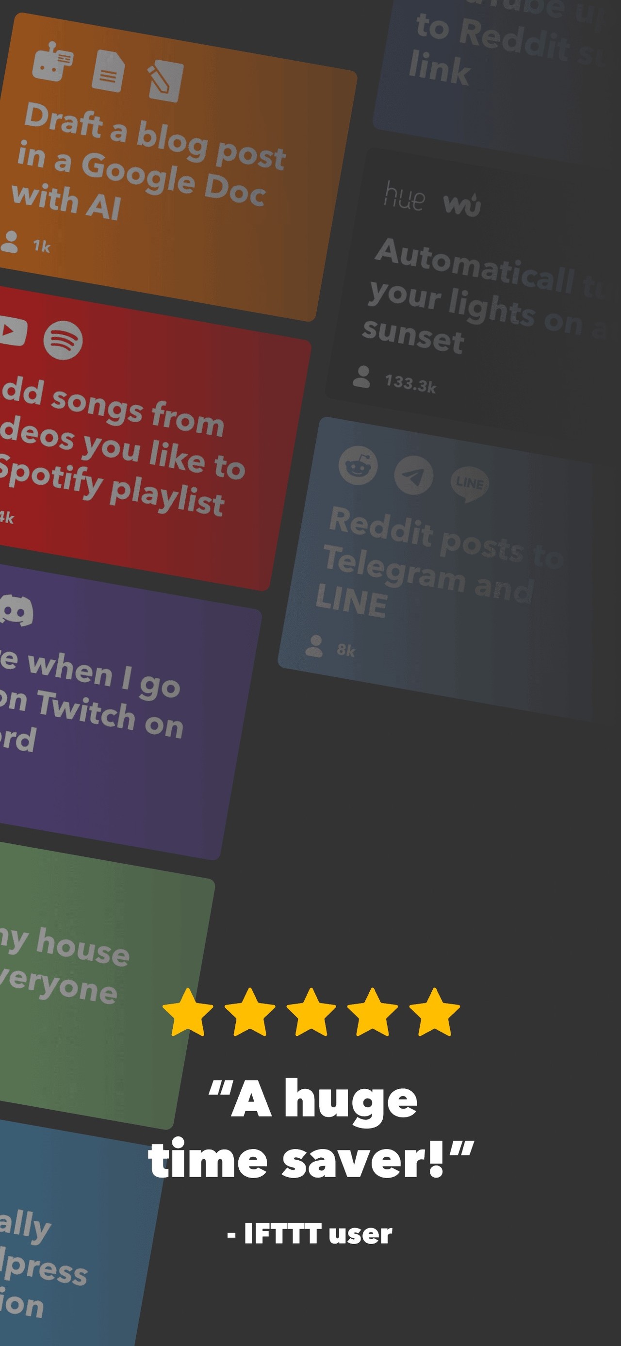 IFTTT - Automate work and home iPhone screenshot 3