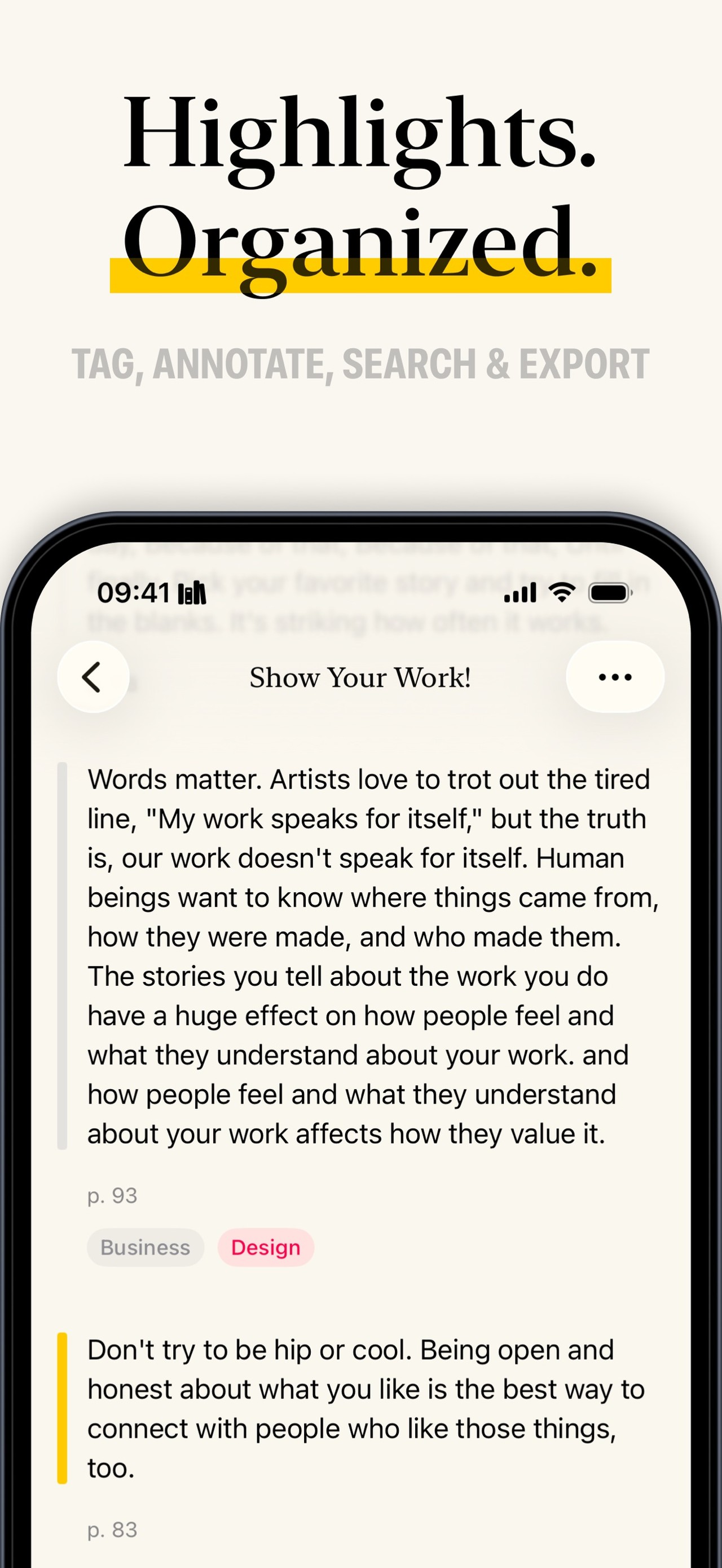 Image to text - Highlighted iPhone screenshot 3