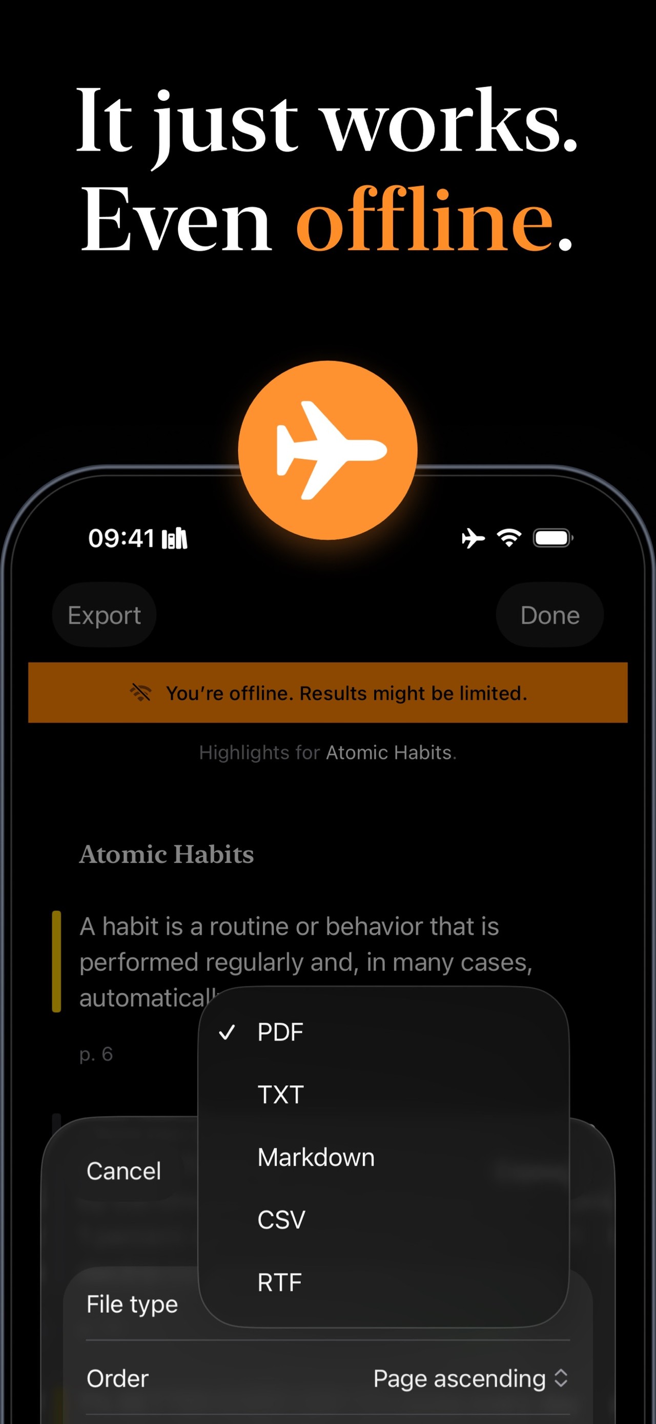 Image to text - Highlighted iPhone screenshot 6