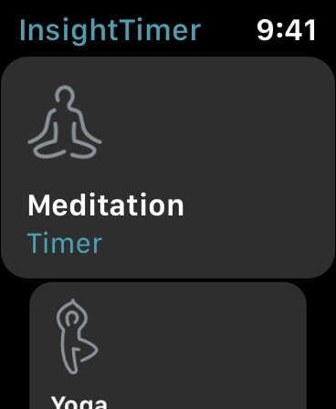 Insight Timer: Meditate, Sleep Apple Watch screenshot 1