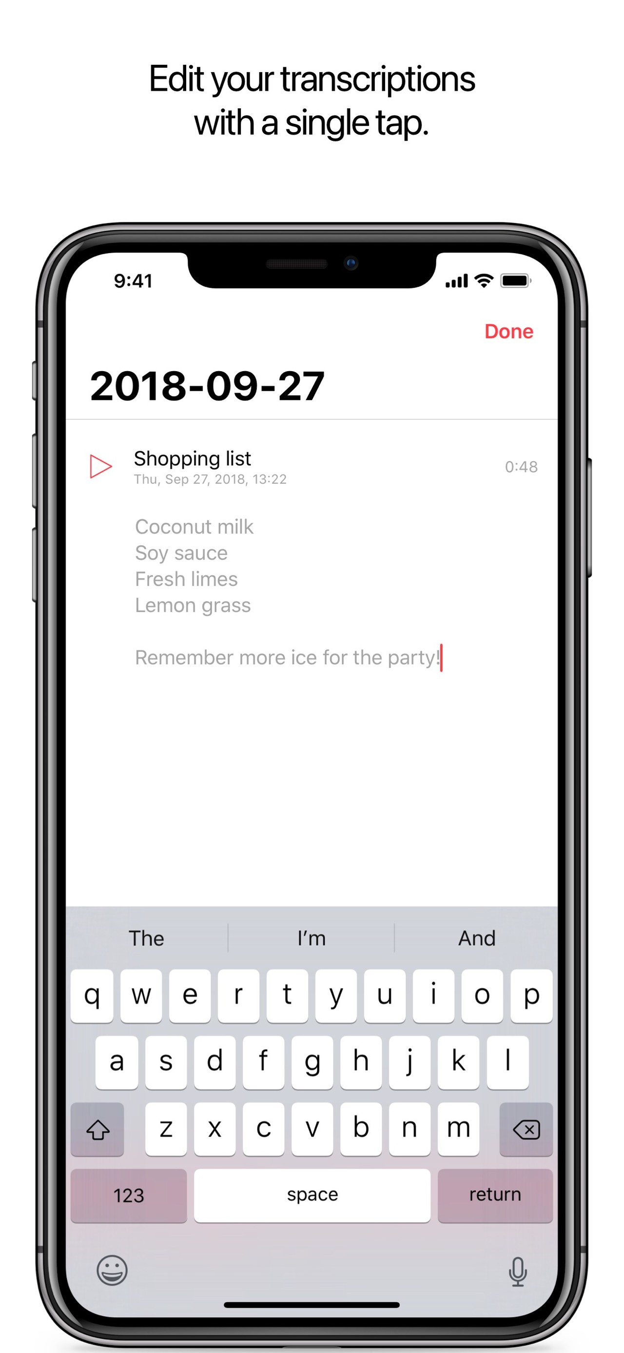 Just Press Record iPhone screenshot 5