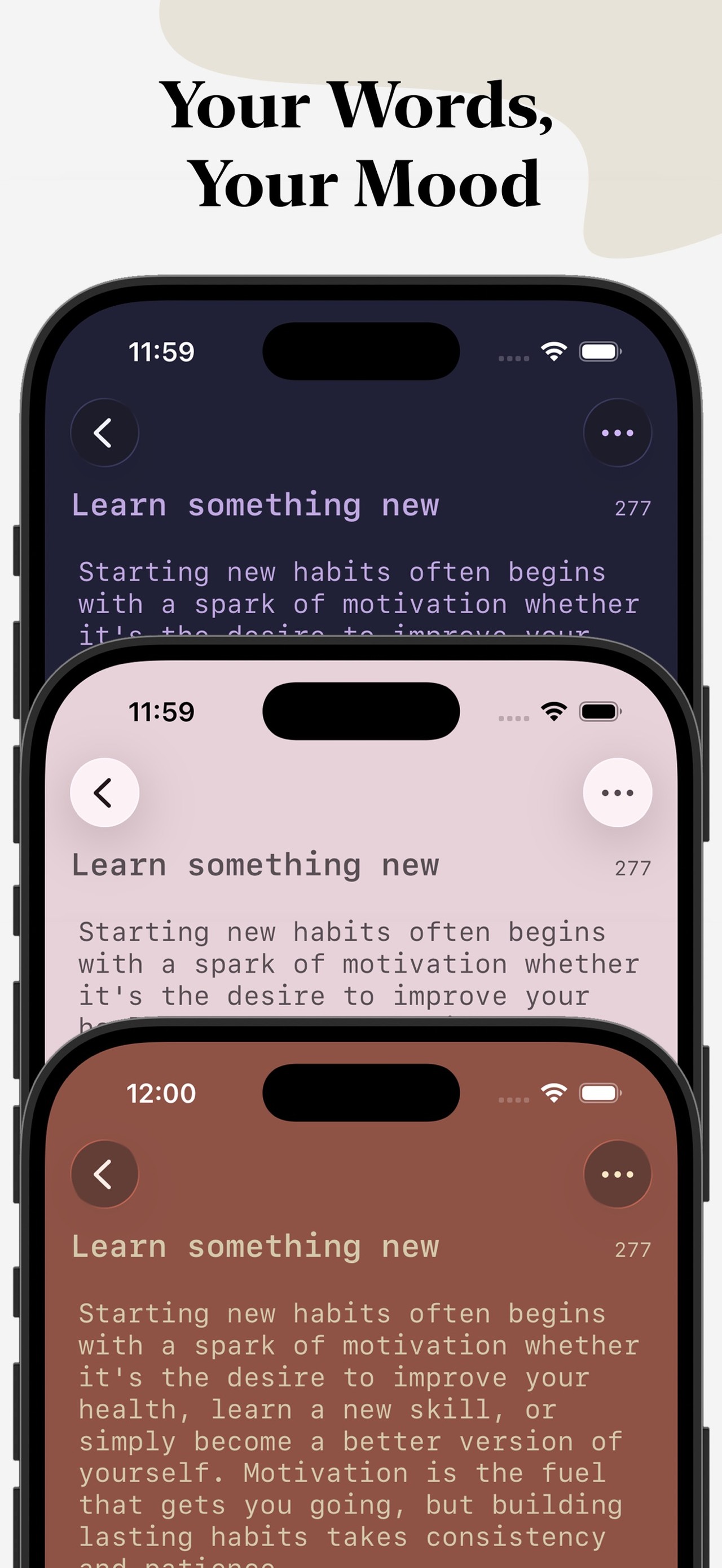 Just.txt • Plain Text Editor iPhone screenshot 4