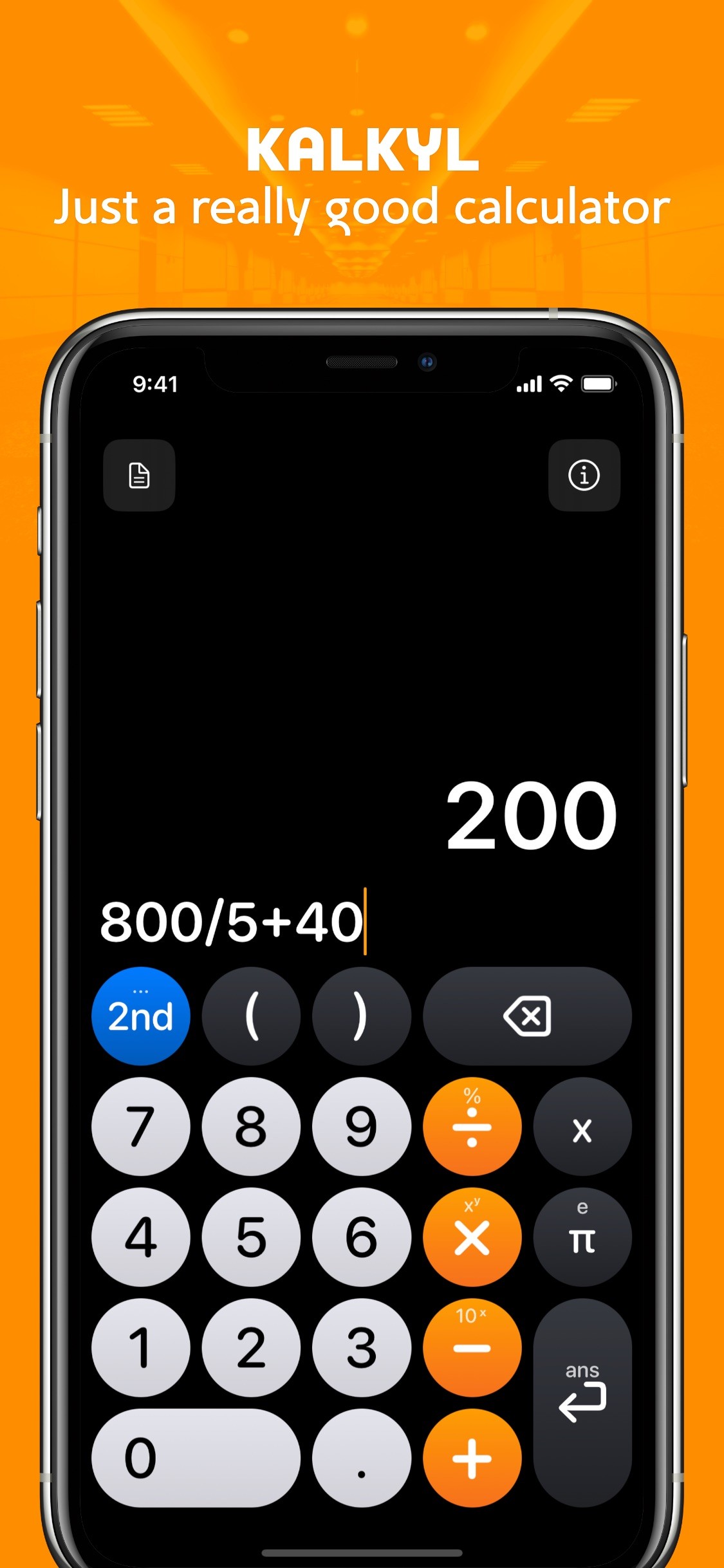 Kalkyl iPhone screenshot 1