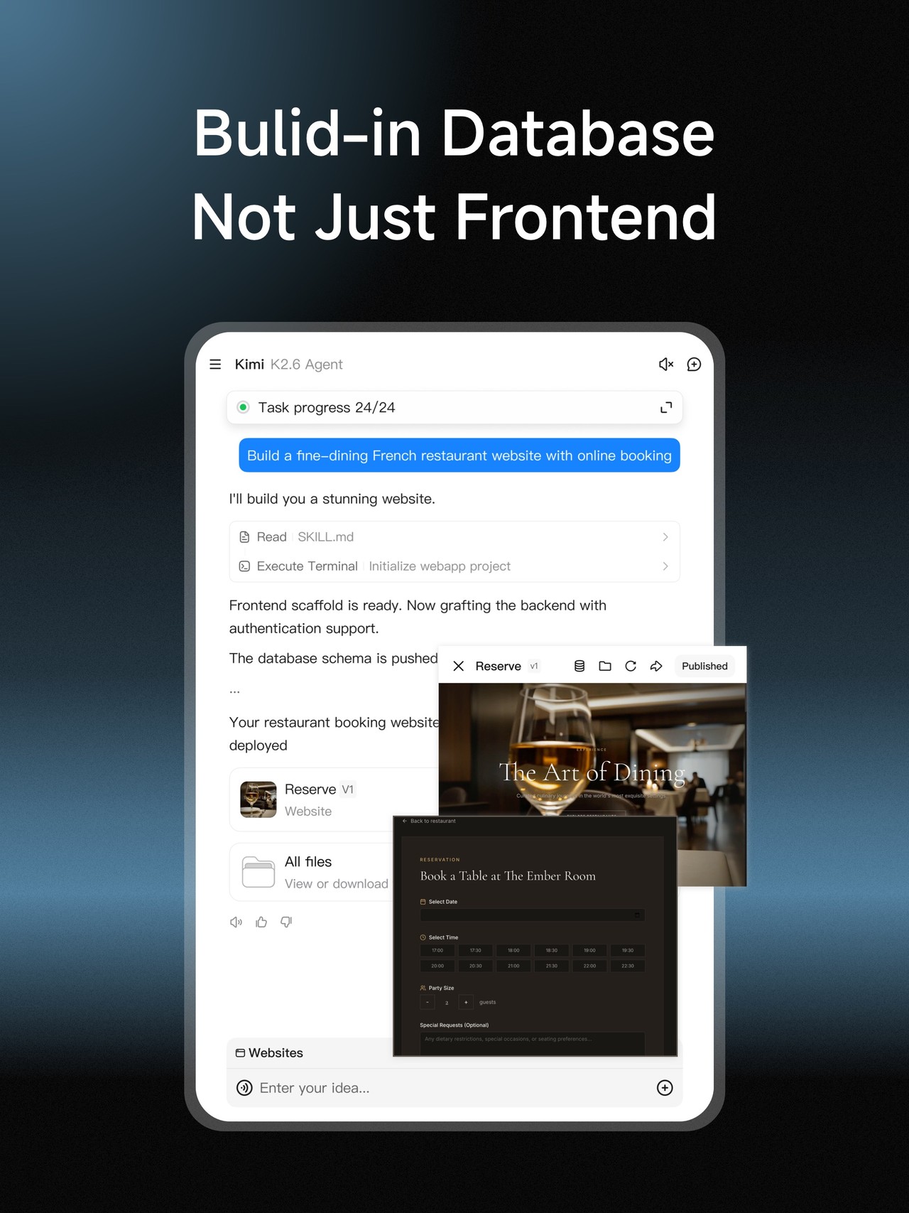 Kimi - Kimi K2.6 is Live iPad screenshot 2