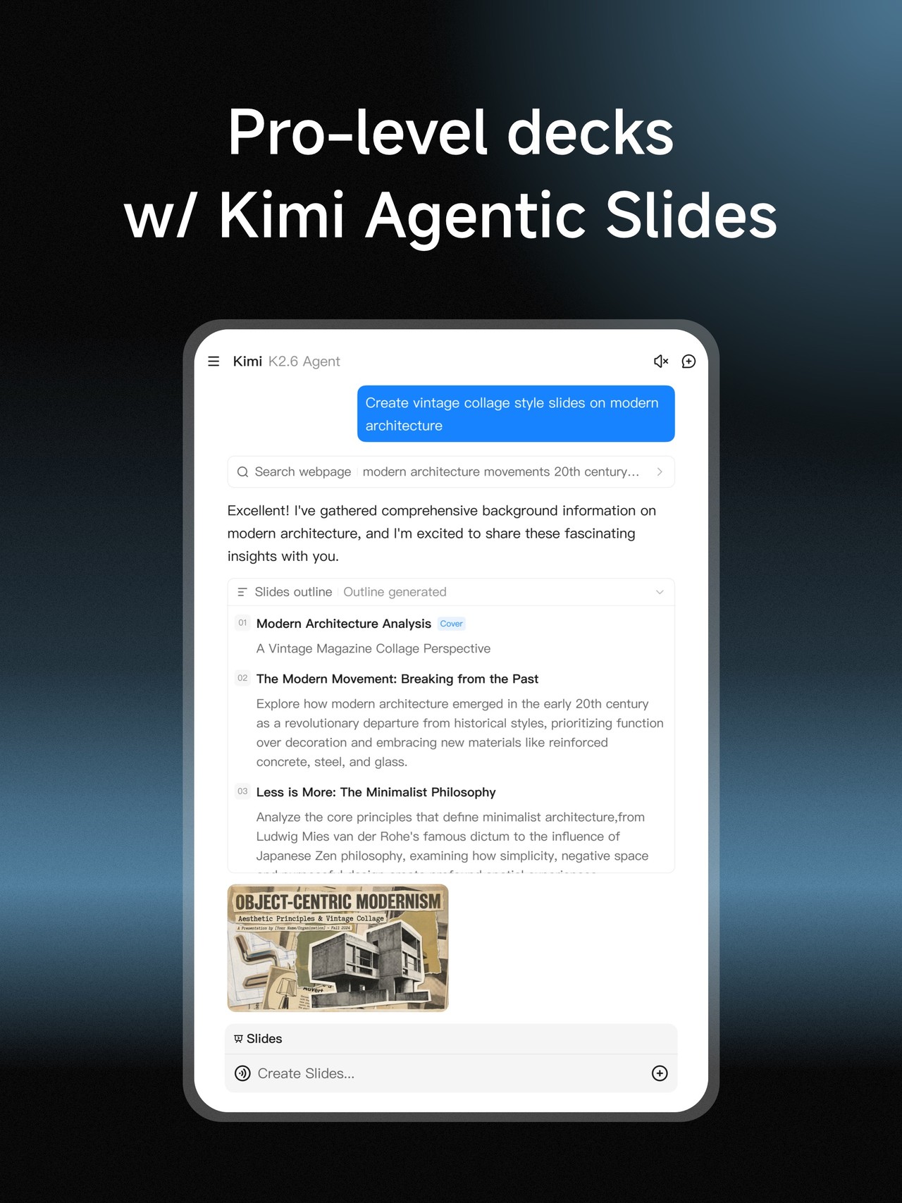 Kimi - Kimi K2.6 is Live iPad screenshot 3