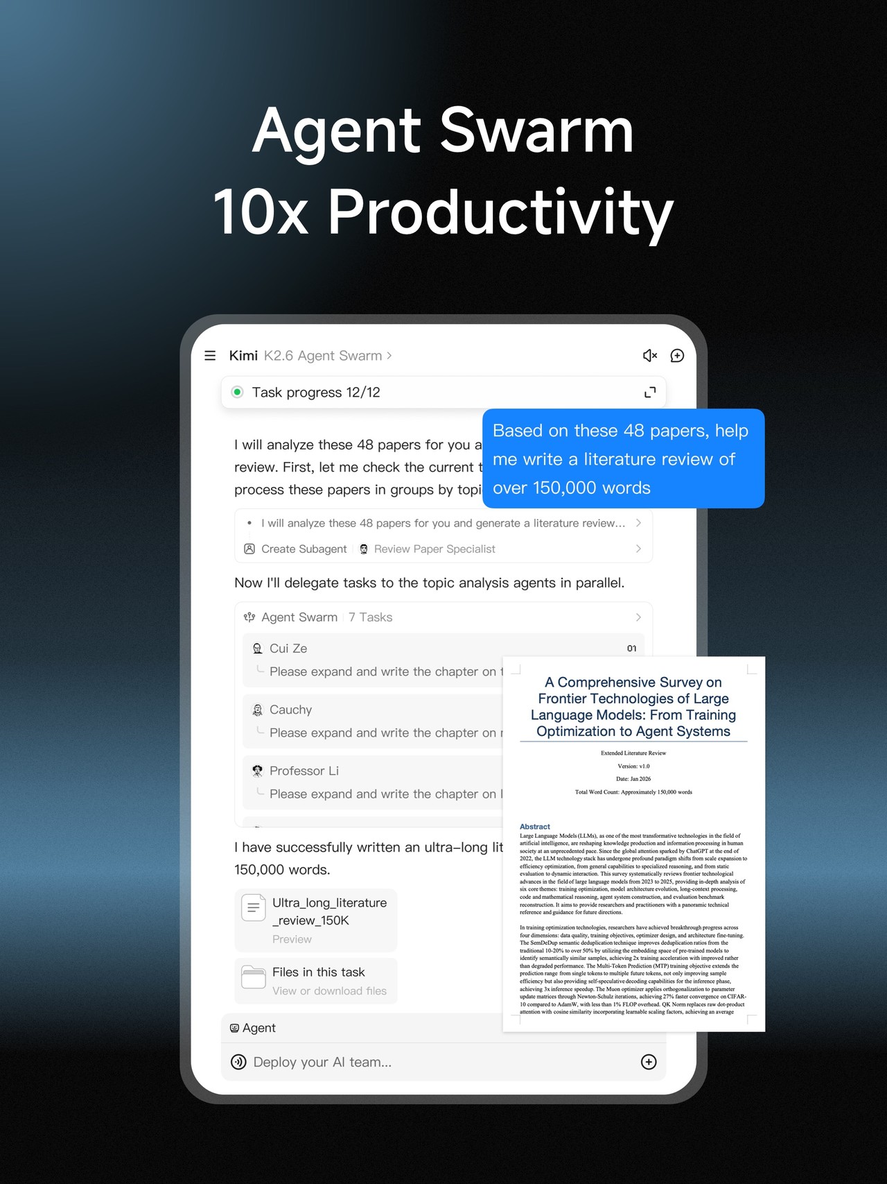 Kimi - Kimi K2.6 is Live iPad screenshot 4