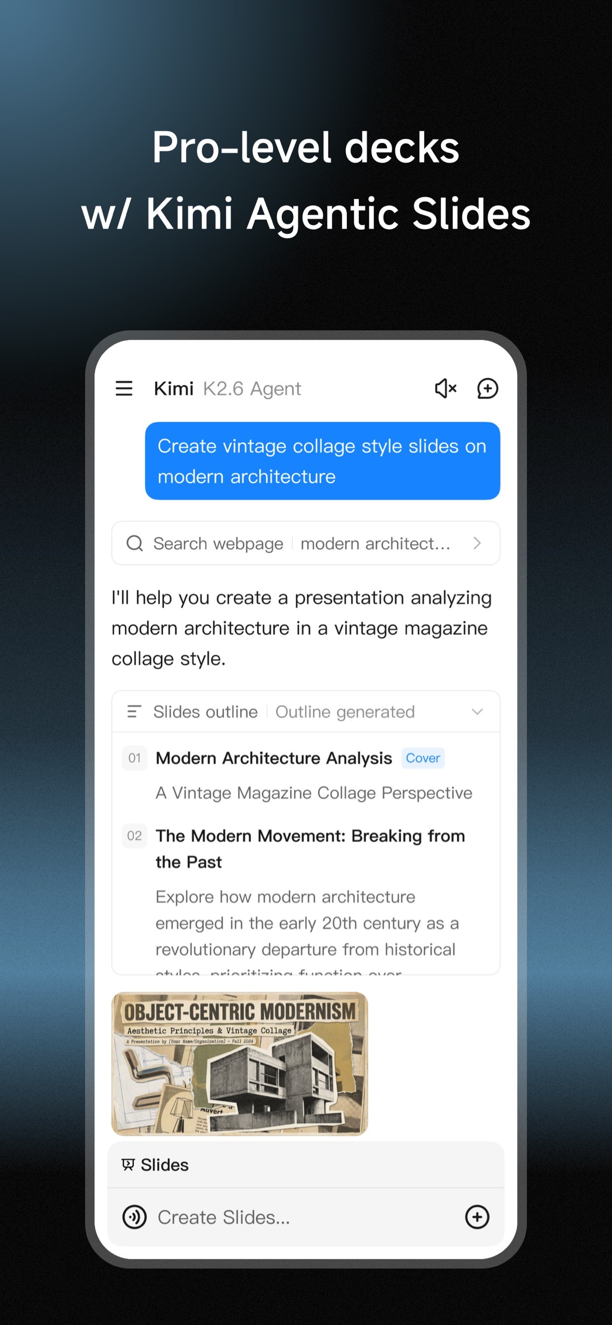 Kimi - Kimi K2.6 is Live iPhone screenshot 4
