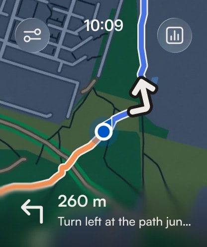 komoot - hike, bike & run Apple Watch screenshot 2