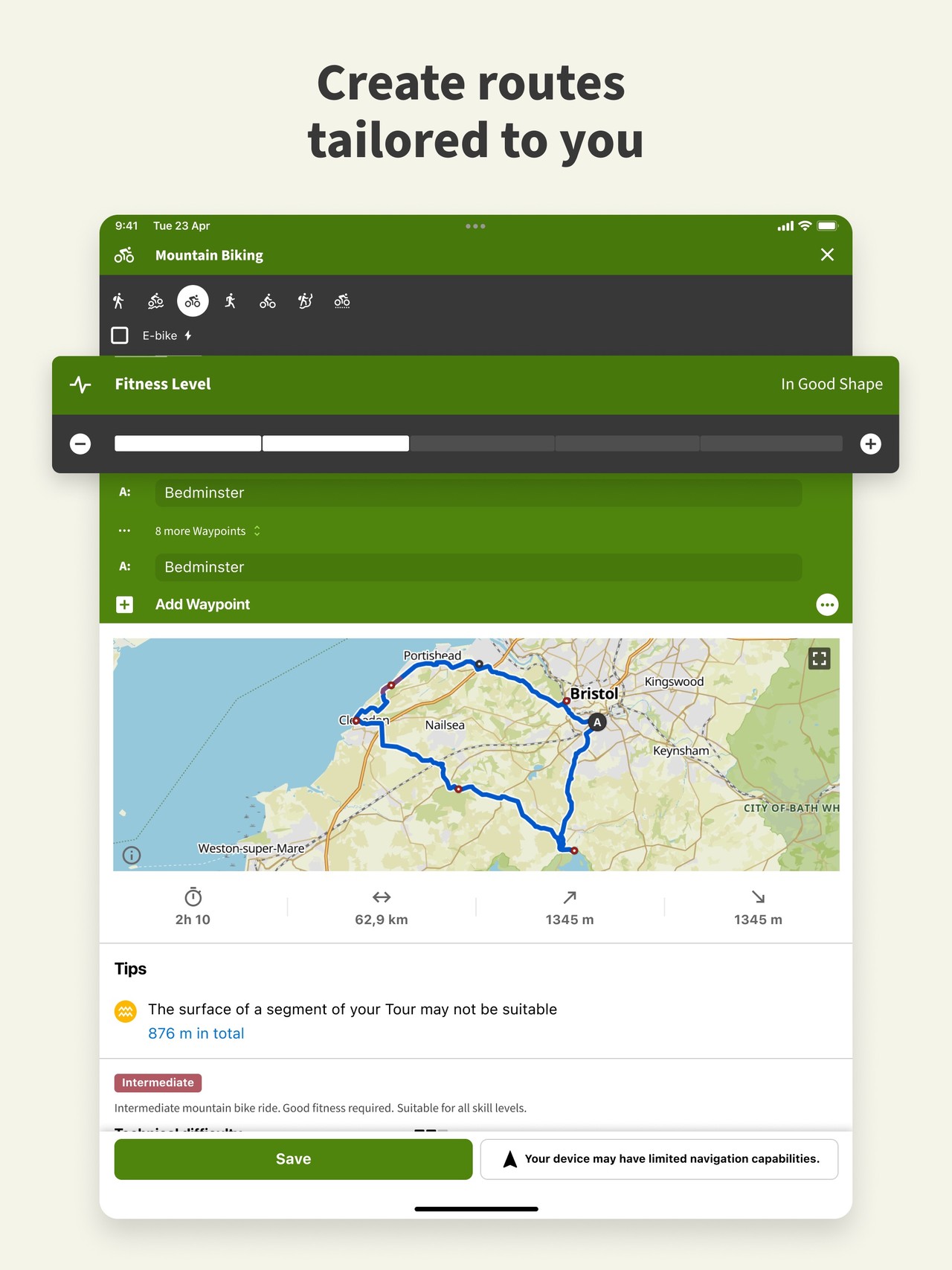 komoot - hike, bike & run iPad screenshot 2