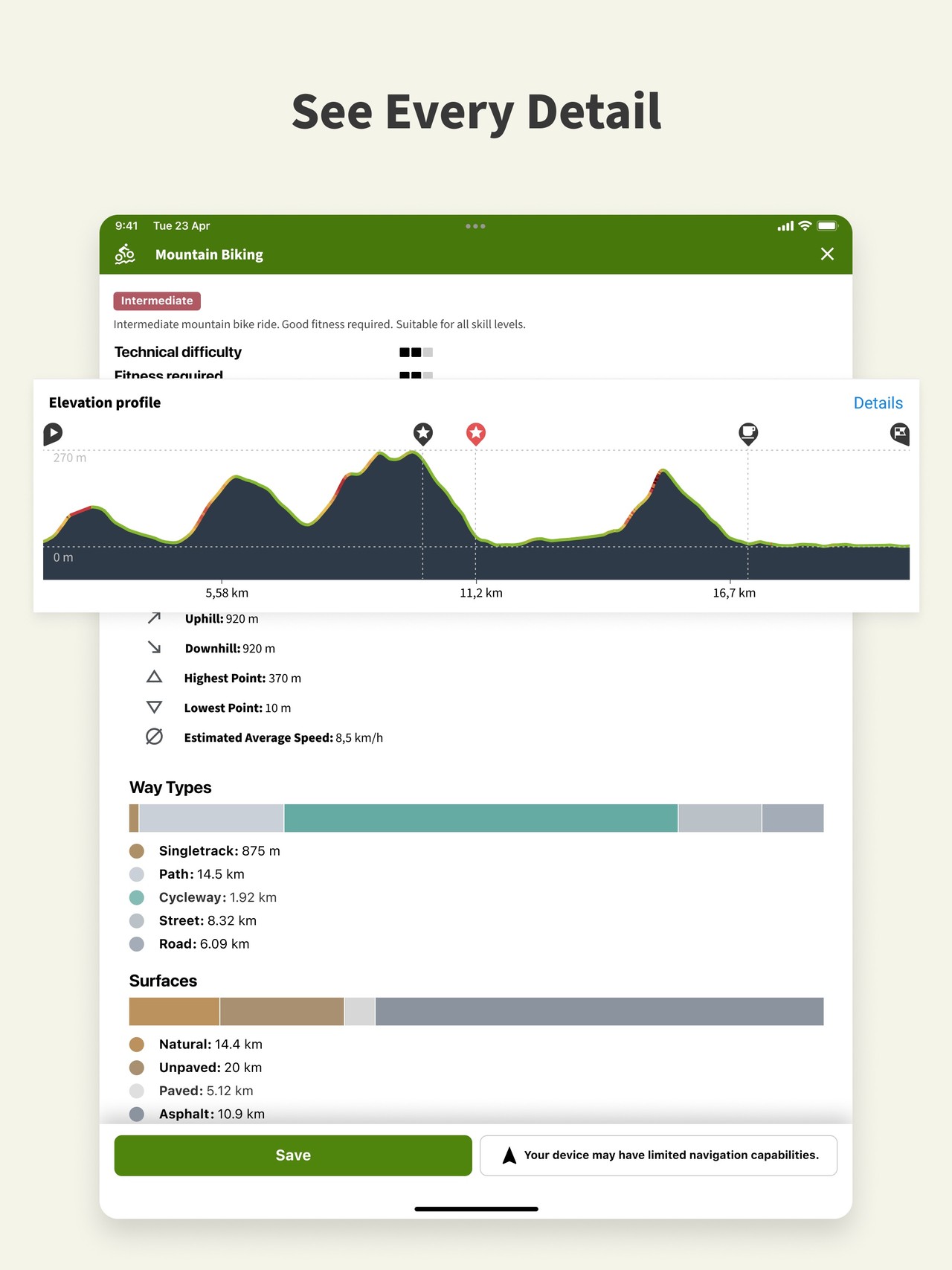 komoot - hike, bike & run iPad screenshot 3