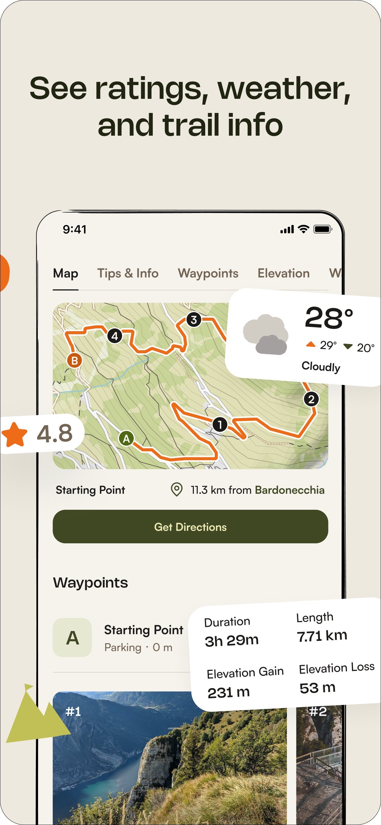 komoot - hike, bike & run iPhone screenshot 4